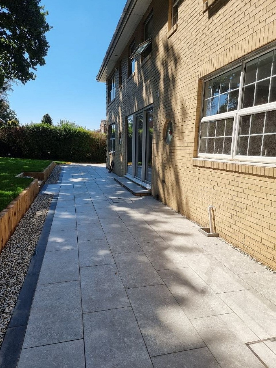 Porcelain patio in Warsash